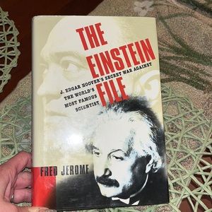 The Einstein File by Fred Jerome 1st Edition Hardcover EUC